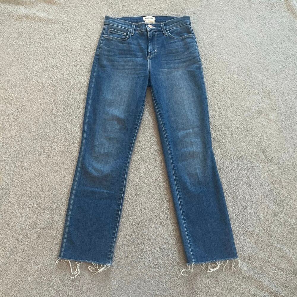 L’agence Sada High Rise Cropped Jeans Size 24
